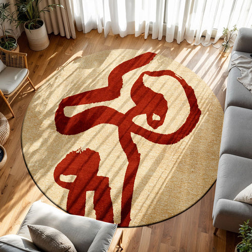 Louis De Poortere vloerkleed Imperial Red - rood - 240x240cm - vtwonen shop