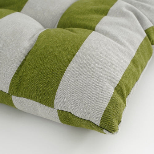 In The Mood Collection Osborn Stoelkussen - L46 x B46 cm - Katoen - Groen - vtwonen shop