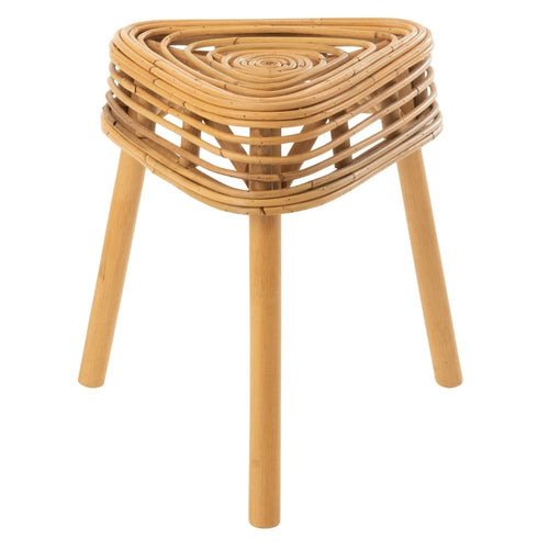 J-Line kruk Driehoek - rotan - naturel - vtwonen shop