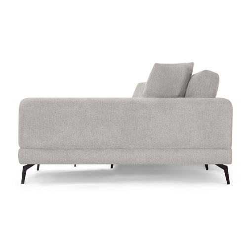 Furnhouse chaise longue bank rechts Maggie - Grijs - Stof - 95x290x90