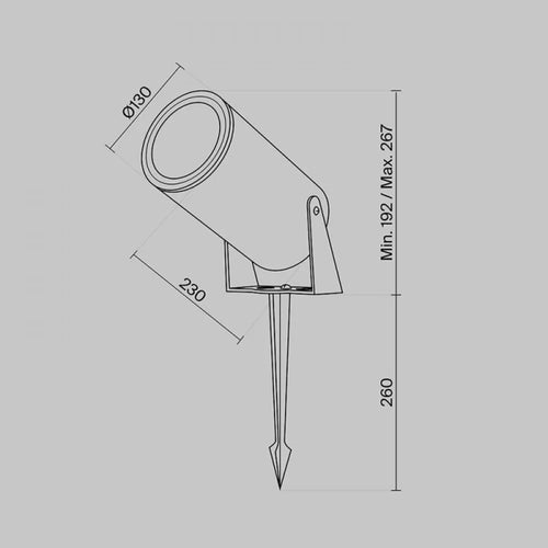 Maytoni Outdoor - Landschapsverlichting Bern - Wit - Ø10,8 - vtwonen shop
