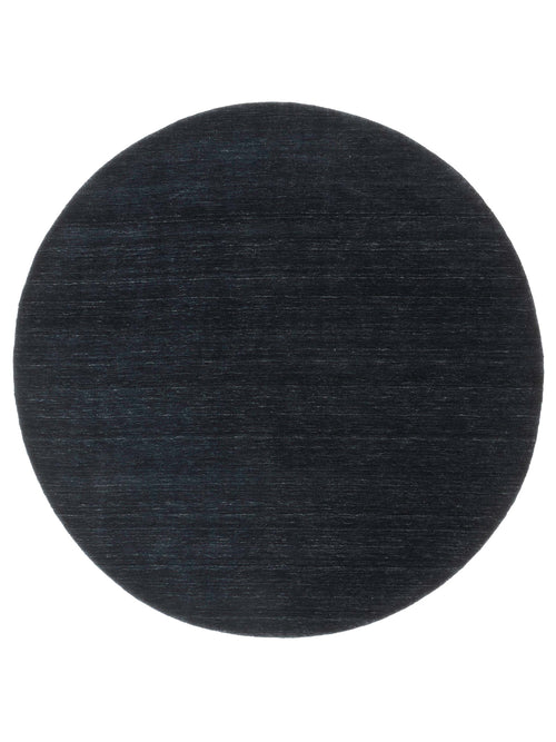 Vloerkleed MOMO Rugs Panorama Uni Rond Black 250 rond - vtwonen shop