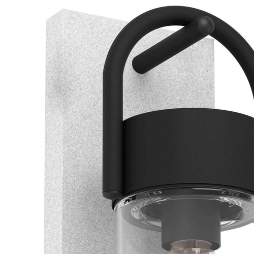 EGLO wandlamp buiten Carraro - e27 - 38 cm - grijs/zwart - vtwonen shop