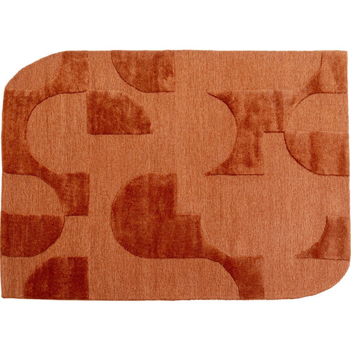 Kare Design Vloerkleed Flow 240x170cm oranje