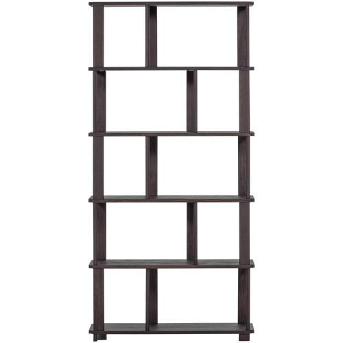 WOOOD boekenkast Riss - Mystic Brown - Eikenhout - 186x90x30 - vtwonen shop