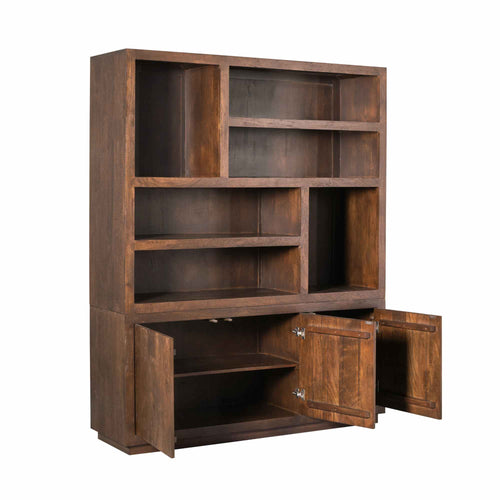 Starfurn  vakkenkast Brussel - bruin - 45x160x200cm