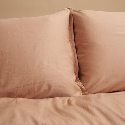 Coco & Cici - TENCEL - Twill Kussensloop Peach - Pre-order: 1 kussensloop 60x70 (leverbaar 5 oktober)