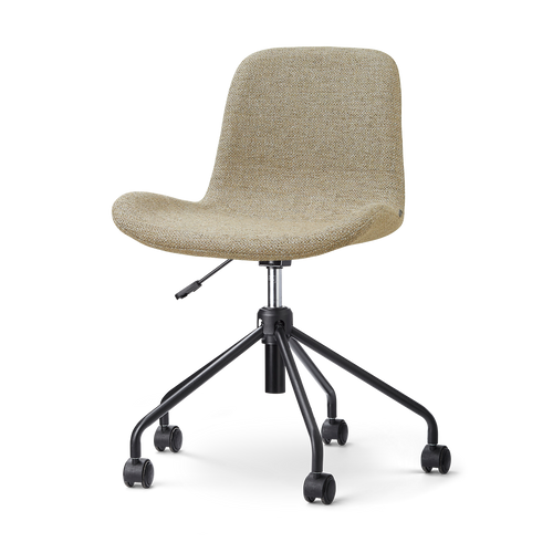 Nolon Nout-Fé bureaustoel taupe melange - zwart onderstel