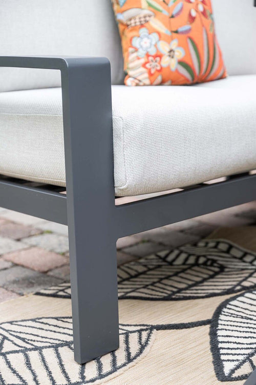 Garden Impressions Camilo lounge dining set 6-delig rechts - donker grijs