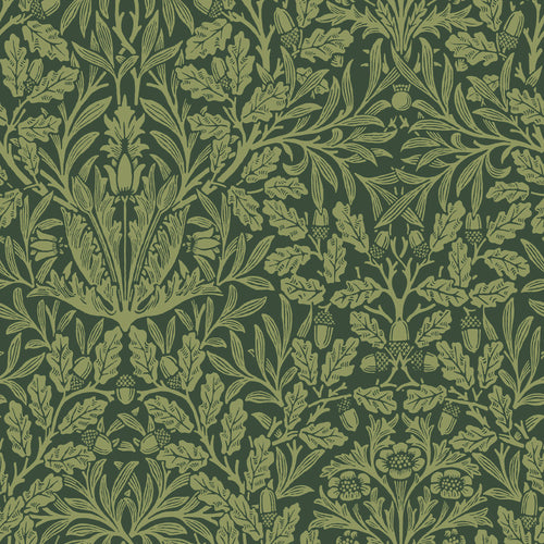 William Morris at Home Vliesbehang - Acorn Garden Green - 1000x52 - vtwonen shop