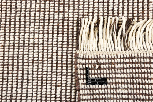 Vloerkleed MOMO Rugs Nordic Flair Brown white 80x250 cm