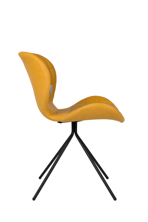 Zuiver OMG LL Stoel Geel - Set van 2 - vtwonen shop