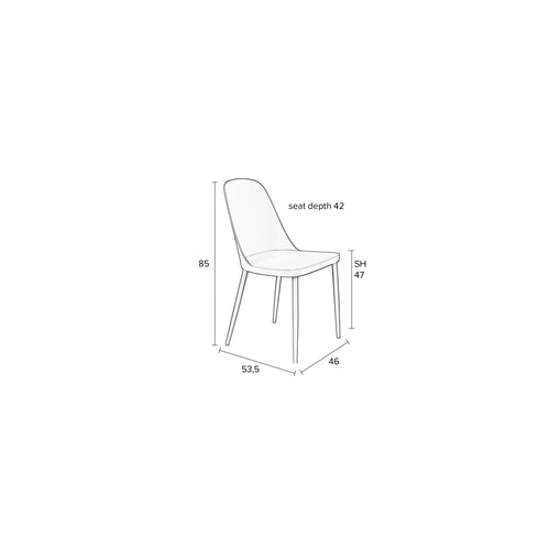 Housecraft Living Pip Eetkamerstoelen Mintgroen - Set van 2 - vtwonen shop