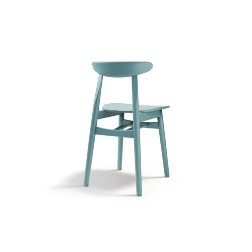 Set van 2 stoelen Elie hout turkoois - 42x47x80cm