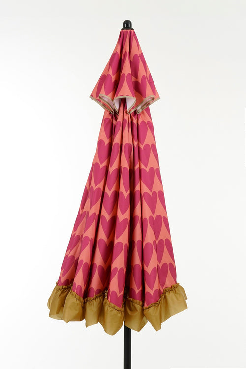 Mica Decorations Heart Parasol - H238 x Ø220 cm - Roze - vtwonen shop
