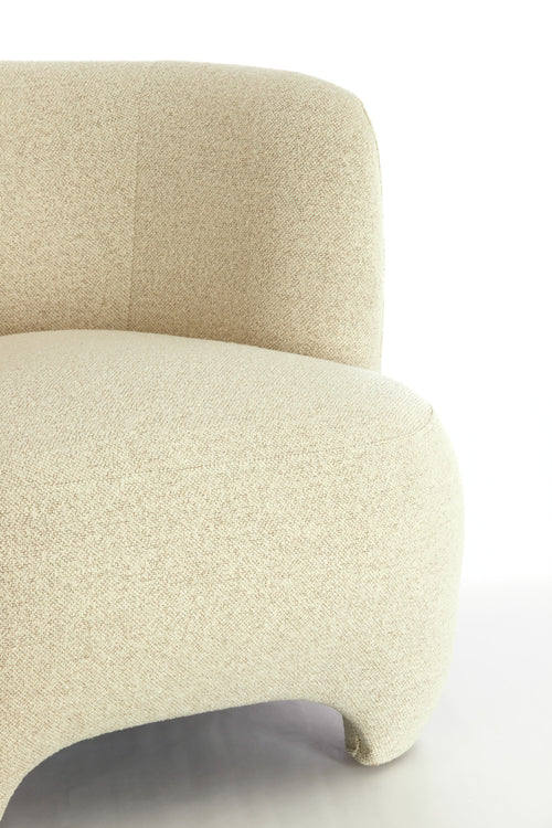 Light & Living stoel ZENICA - Ø80x71 cm - wit