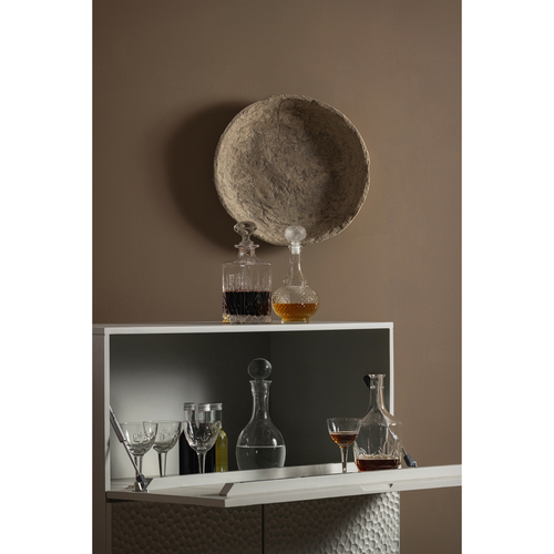 BePureHome drankkast Carved - Hout - Mist - 146x90x46 - vtwonen shop