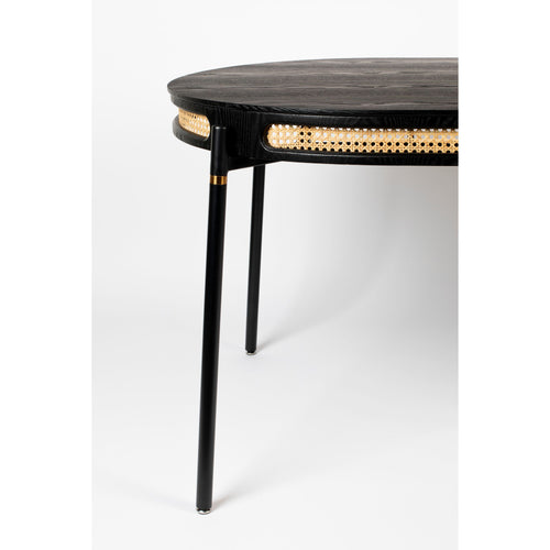 Bold Monkey Don't Stop The Webbing eettafel 180x90 cm  - Zwart - vtwonen shop