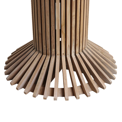 Eiffel teakhouten ronde eettafel - Ø 120 cm