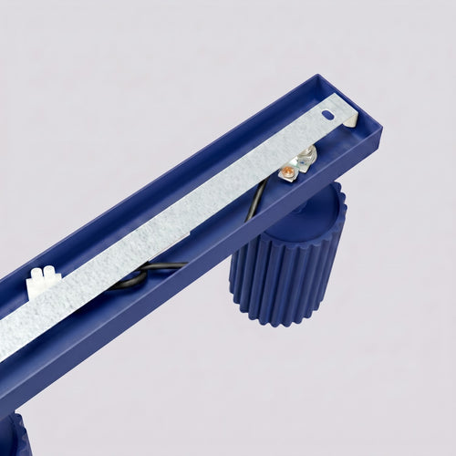 Sollux Lighting Plafondlamp KARBON 3L ultramarijn - 45x6,5x16,5cm