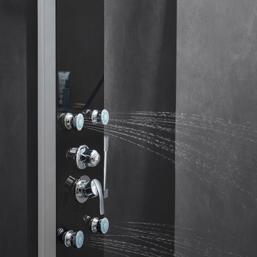 Home Deluxe Douchepaneel DIVE Zwart - vtwonen shop