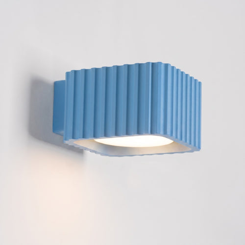 Sollux Lighting Wandlamp RIFF azuurblauw Gx53 - 10x12x6cm