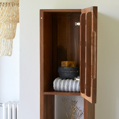 Tikamoon Kolomkast van massief palissander - Bruin - vtwonen shop