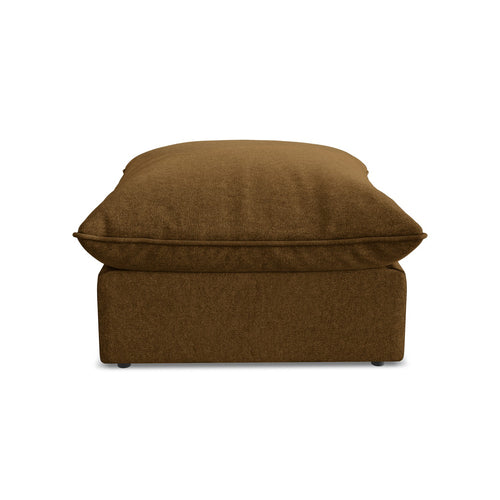 LaMiaSofa Poef Ravenna - velours - mosterd - 75x75x45