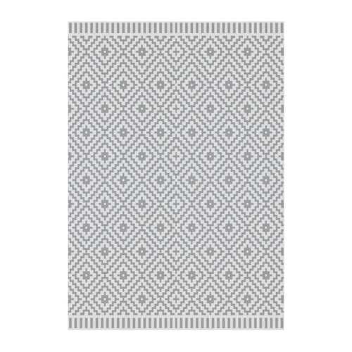 AFK Living vloerkleed Diamant - voor binnen en buiten - grijs - 200 x 290 cm