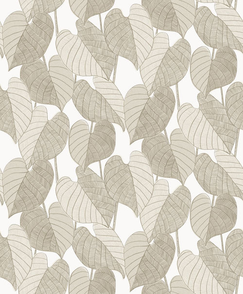 Masureel behang bladeren zand beige - 53 cm x 10.05 m - 631832 - vtwonen shop