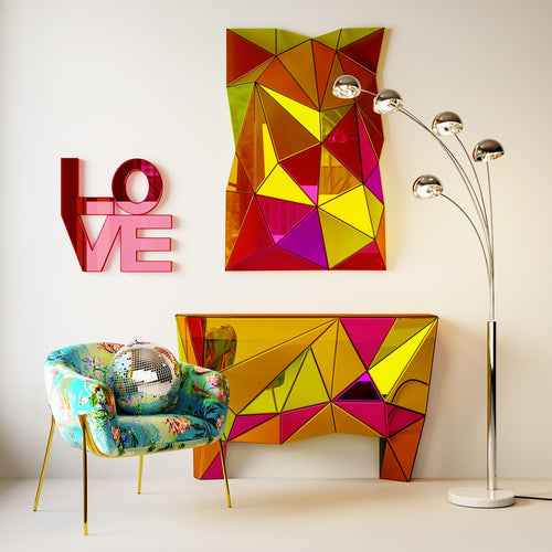 Kare Design Spiegel Prisma Colore 120x80cm