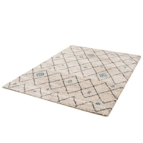 AFK Living vloerkleed Diamond - shaggy - beige - 120 x 170 cm - vtwonen shop
