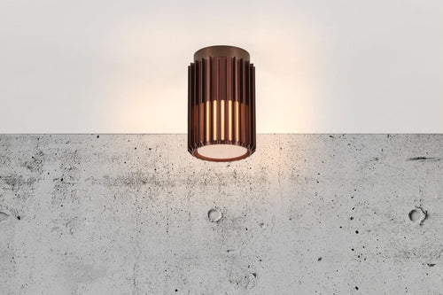 Nordlux Aludra | Plafondlamp | Zeegrijs Metallic Bruin | E27 | Seaside