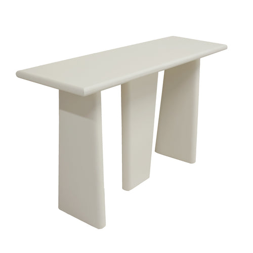Giga Meubel Sidetable Chiara - Beige Mangohout - 130x40x75cm