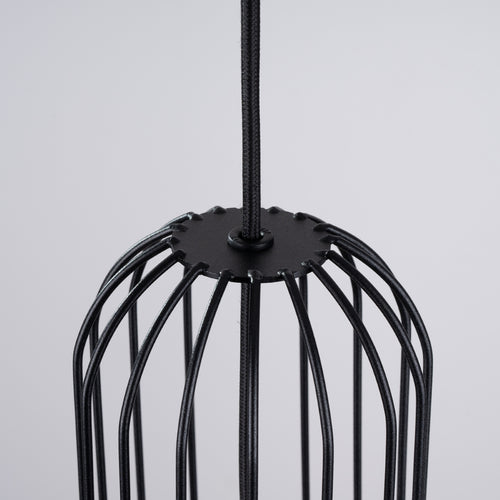 Sollux Lighting Hanglamp BRINA 1 zwart - 12x12x115cm