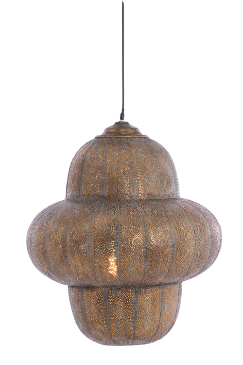 Light & Living hanglamp RYOTA - bruin - Ø53x63.5cm - vtwonen shop