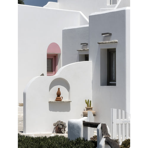 Merano Brownsville Outdoor Down Wandlamp Antraciet Aluminium, Helder Glas LED 10W 284Lm 3000K IP65