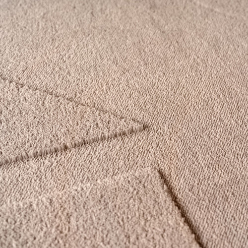 Mrcarpet Vloerkleed Scandinavisch taupe hoog/laag donna 240 x 340cm