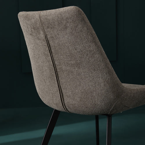 Signature - COLOMBE Eetkamerstoel - Beige - 54x62x82 cm