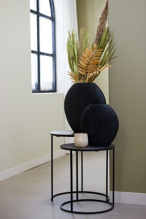 Light & Living pot  - zwart - 50x15x50 cm