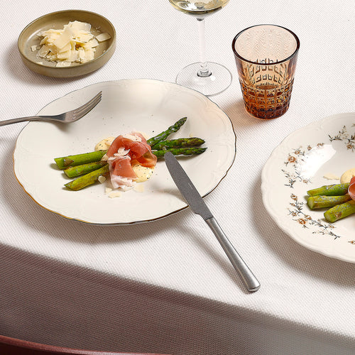 Bonbistro - Plat bord 27cm ivoor Retro - Set van 6