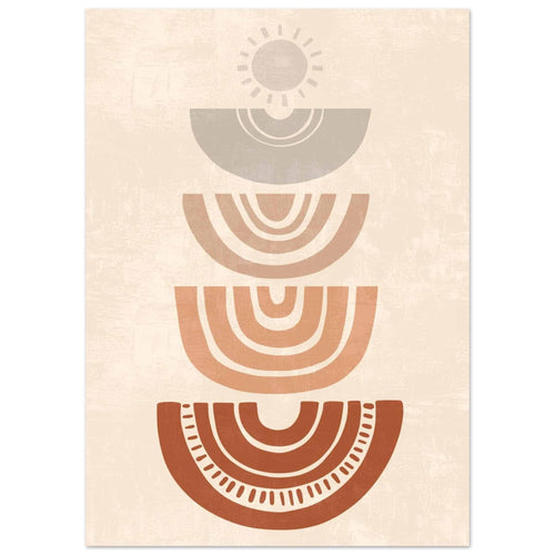 Artfulprints  Boho – Rising rhythm   poster 50x70 cm - vtwonen shop