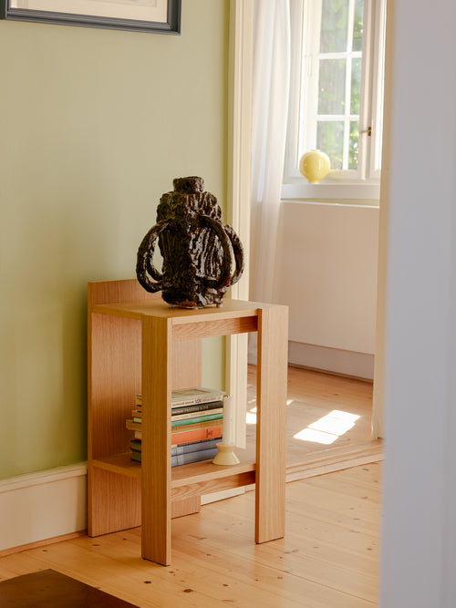 Hübsch nachtkastje Merge - mdf/oak veneer - 42x37xh70cm