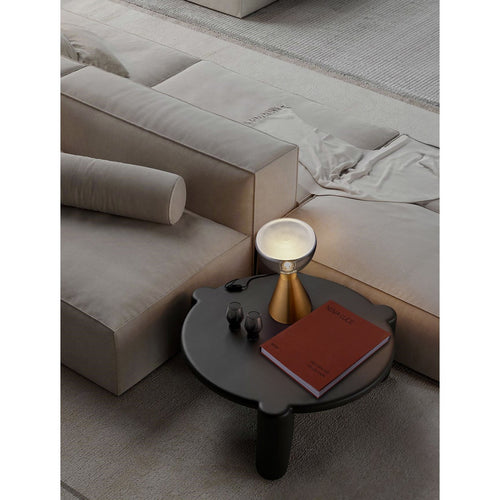 Nova Luce VOI Tafellamp Goud/Rookgroen LED 8W 239lm 3000K Aan/Uit-schakelaar