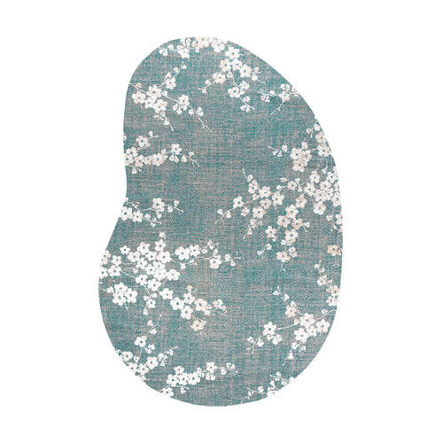 Louis De Poortere binnen & buiten machinewasbaar vloerkleed Sakura van 70% gerecycled PET - blauw - 235x340cm