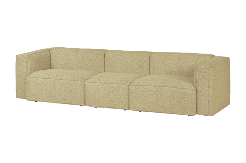 noo.ma Lobi 4-zits bank - Pale Yellow Mélange, 318x97,5x73,5 cm