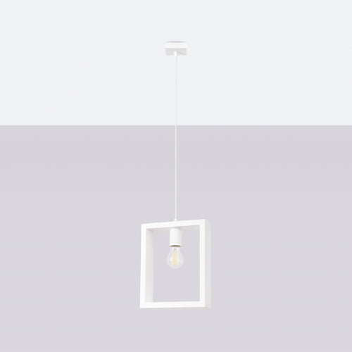Sollux Lighting Hanglamp ARIES wit - 24x8x133cm