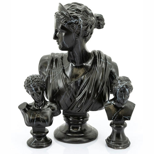 FurniLux Eve - black marble - 11x10x25 cm - vtwonen shop