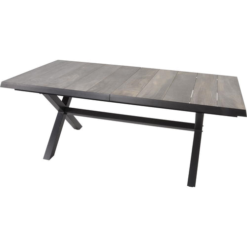 Lesli Living tuintafel Castilla - antraciet - 204x102x77cm