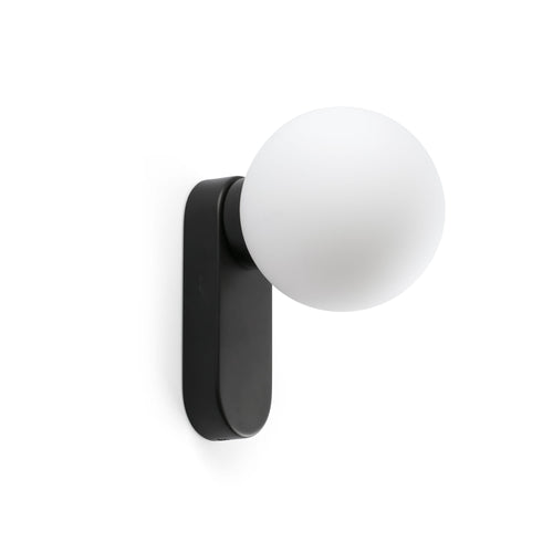 Faro Mabe Badkamerwandlamp Mat Zwart IP44 3000K
